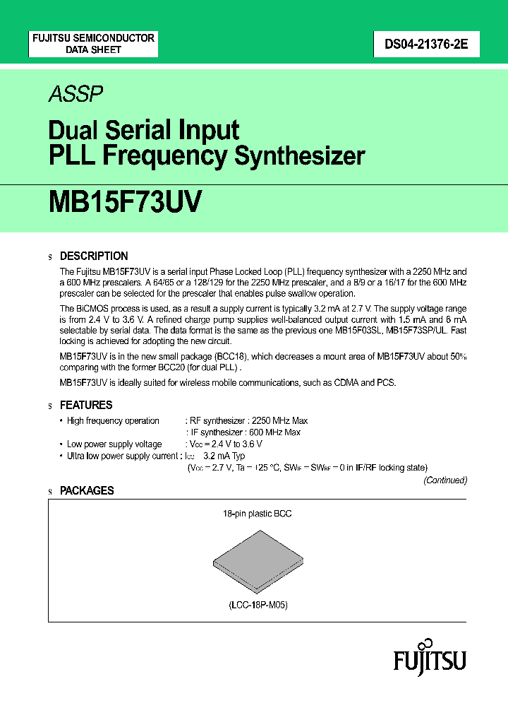 MB15F73UVPVB_2065622.PDF Datasheet