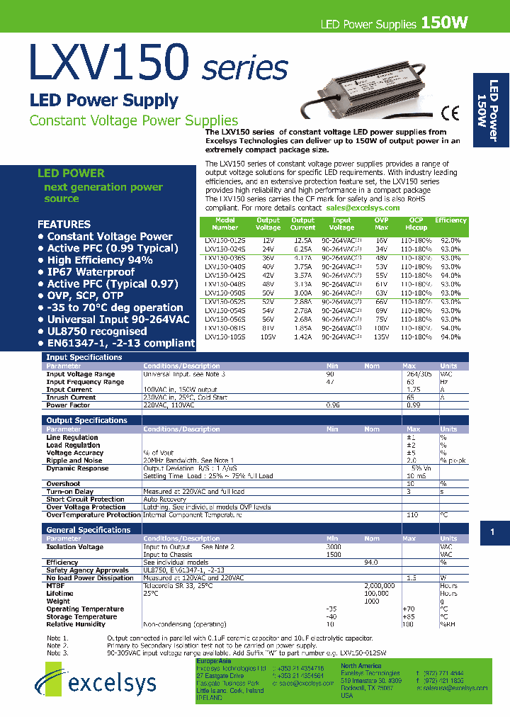 LXV150-012S_2066169.PDF Datasheet