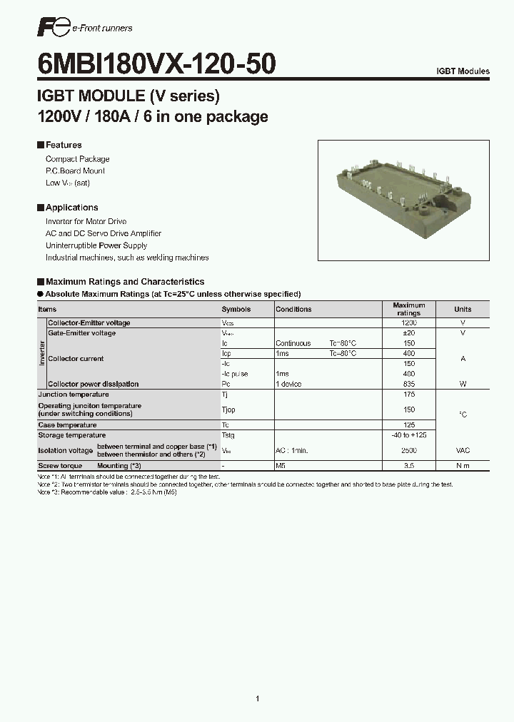 6MBI180VX-120-50_2070499.PDF Datasheet
