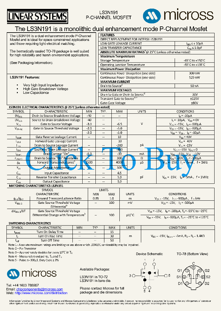 LS3N191TO-78_2076654.PDF Datasheet