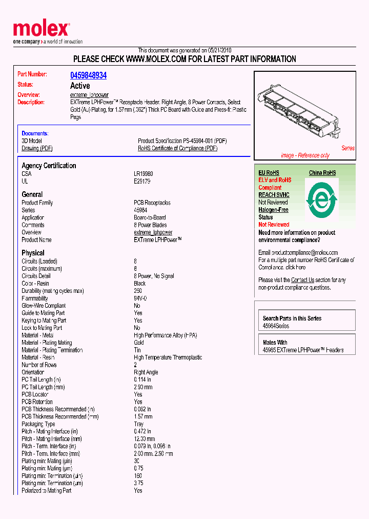 45984-8934_2078474.PDF Datasheet