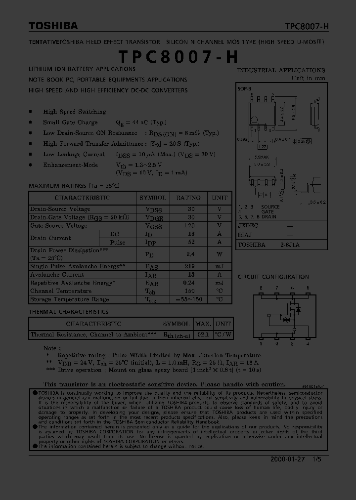TPC8007-H_2082817.PDF Datasheet