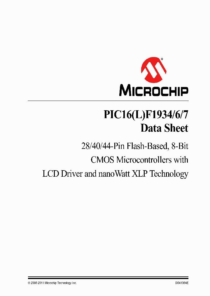 PIC16F1936_2092560.PDF Datasheet