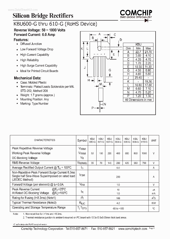 KBU600-G_2110037.PDF Datasheet