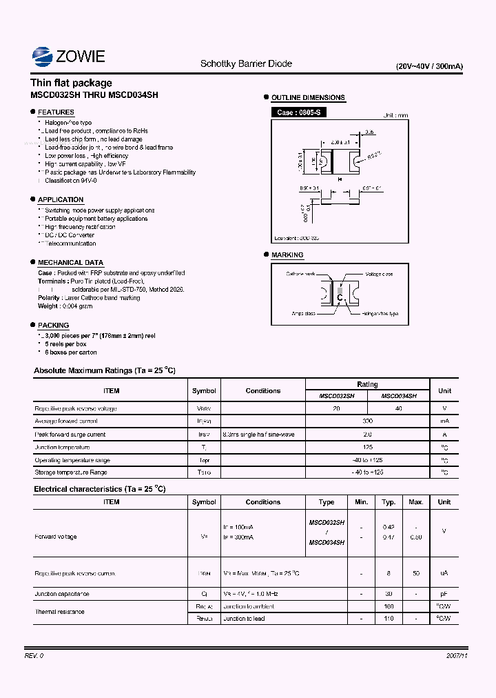 MSCD032SH_2127101.PDF Datasheet