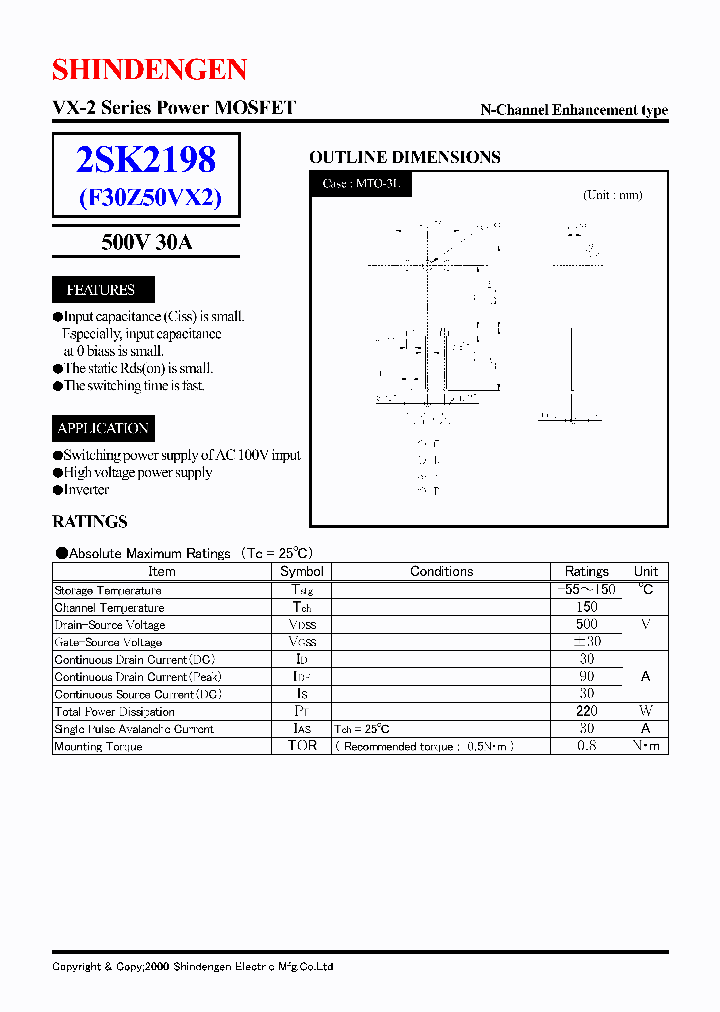 2SK2198_2138769.PDF Datasheet