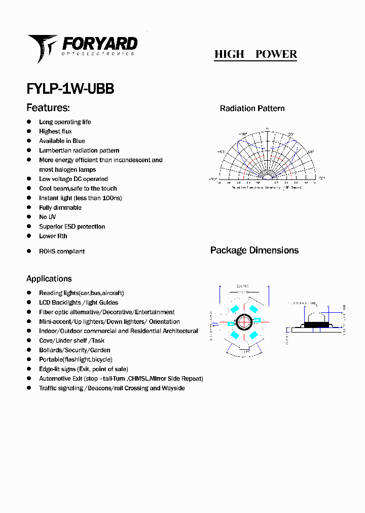 FYLP-1W-UBB_2149196.PDF Datasheet