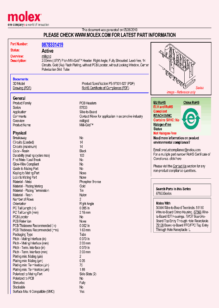 87833-1419_2174711.PDF Datasheet