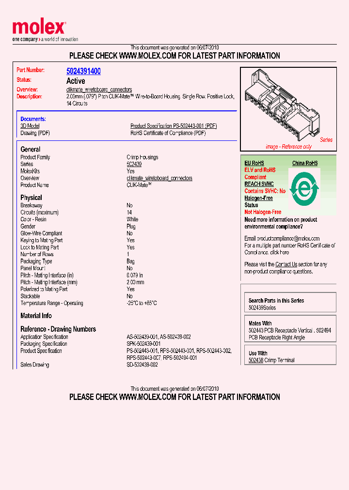 502439-1400_2179769.PDF Datasheet