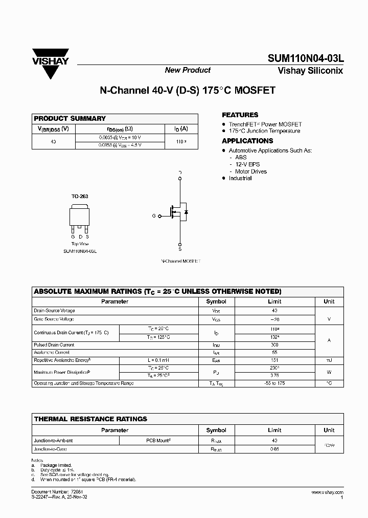 SUM110N04-03L_2202877.PDF Datasheet