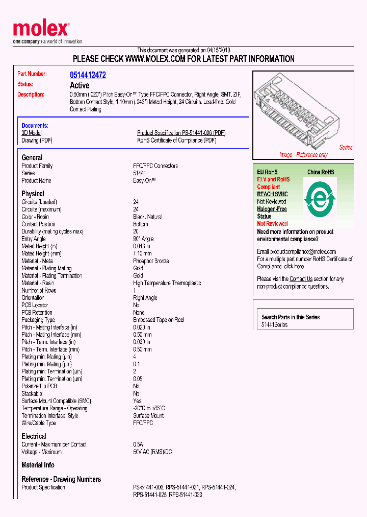 51441-2472_2210927.PDF Datasheet
