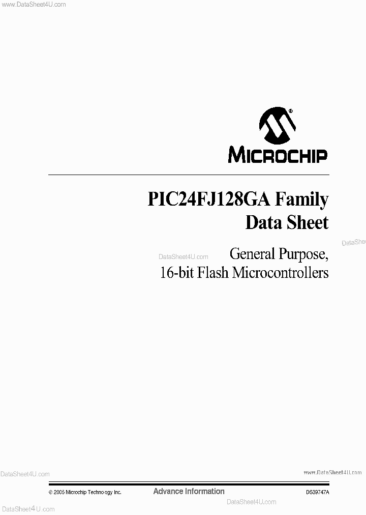 PIC24FJ64GA_2219837.PDF Datasheet