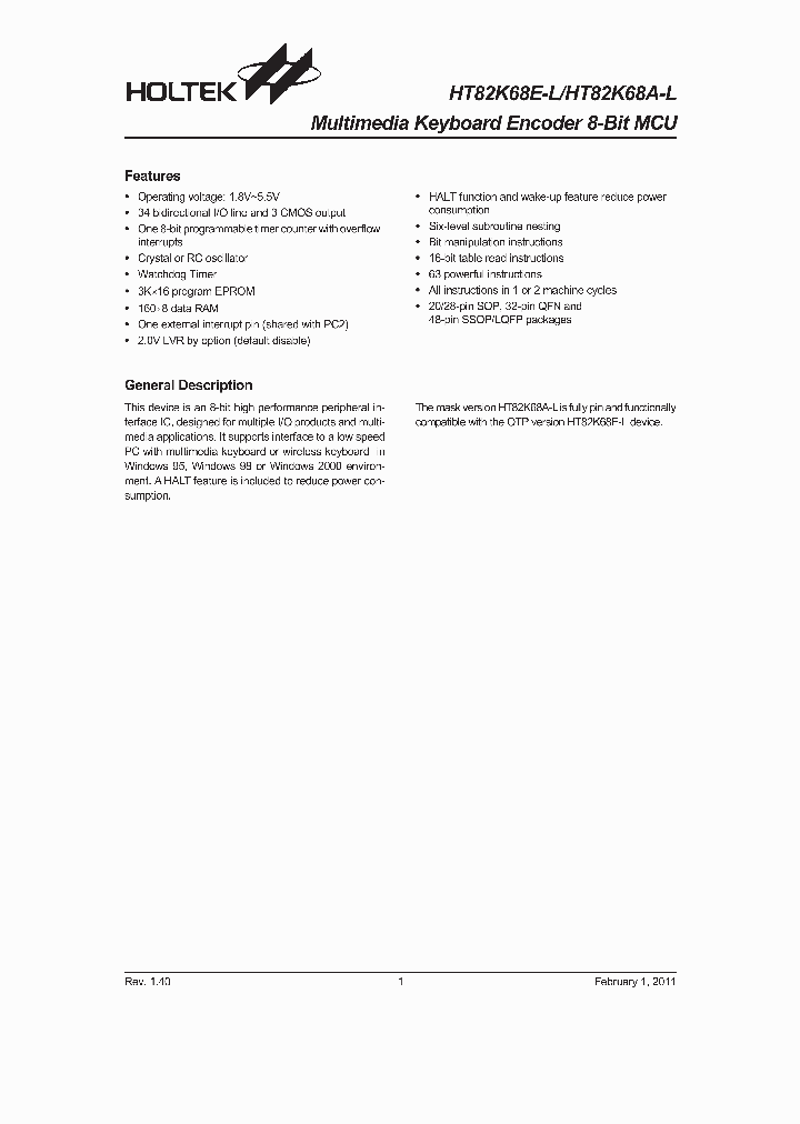 HT82K68E-L11_2216791.PDF Datasheet