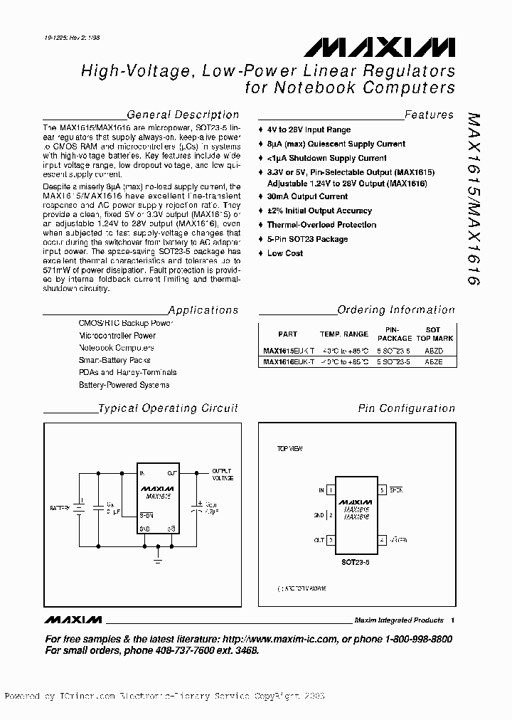 MAX1615MAX1616_2227815.PDF Datasheet