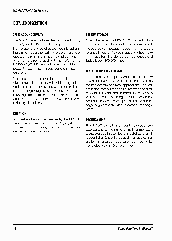 ISD2575PRODUCTS_2233637.PDF Datasheet