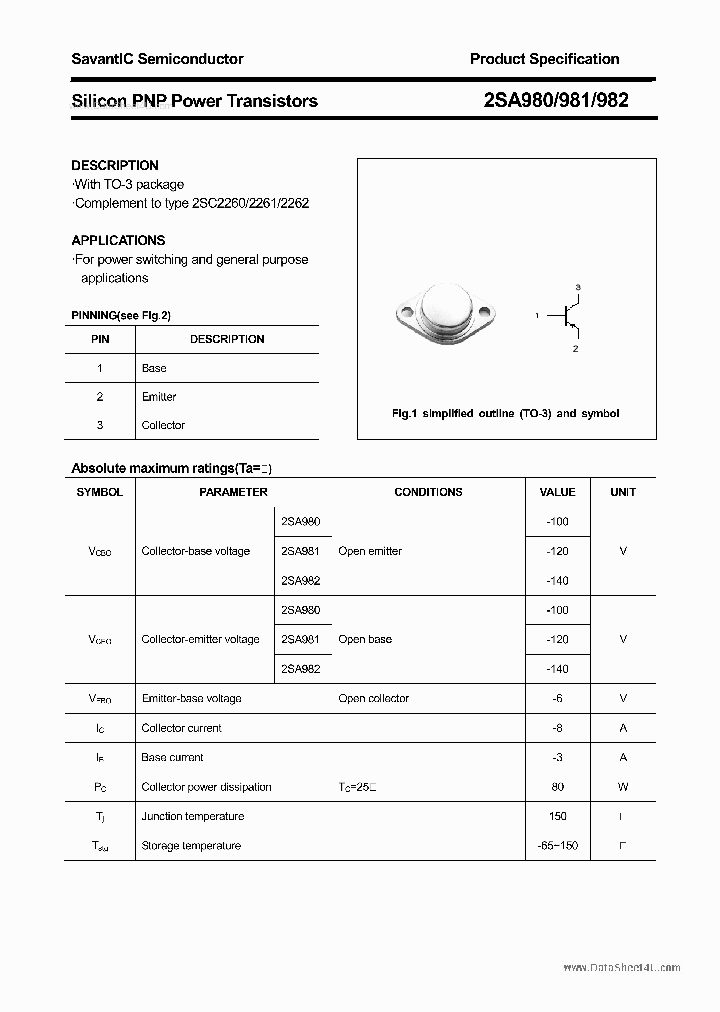 2SA980_2238848.PDF Datasheet