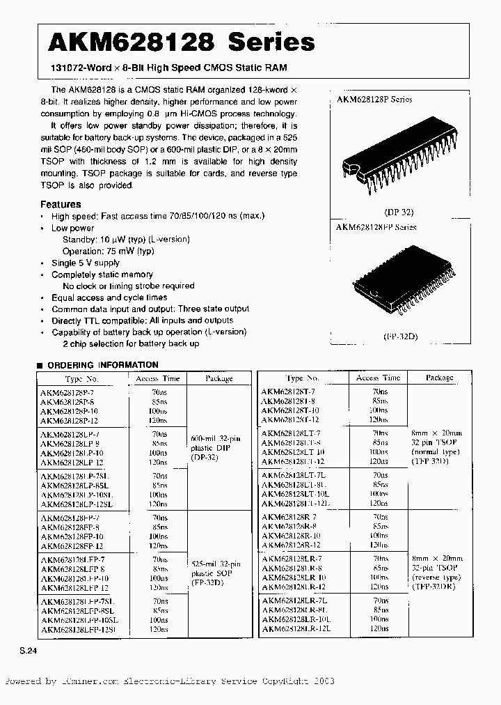 AKM628128LFP-8_2235492.PDF Datasheet