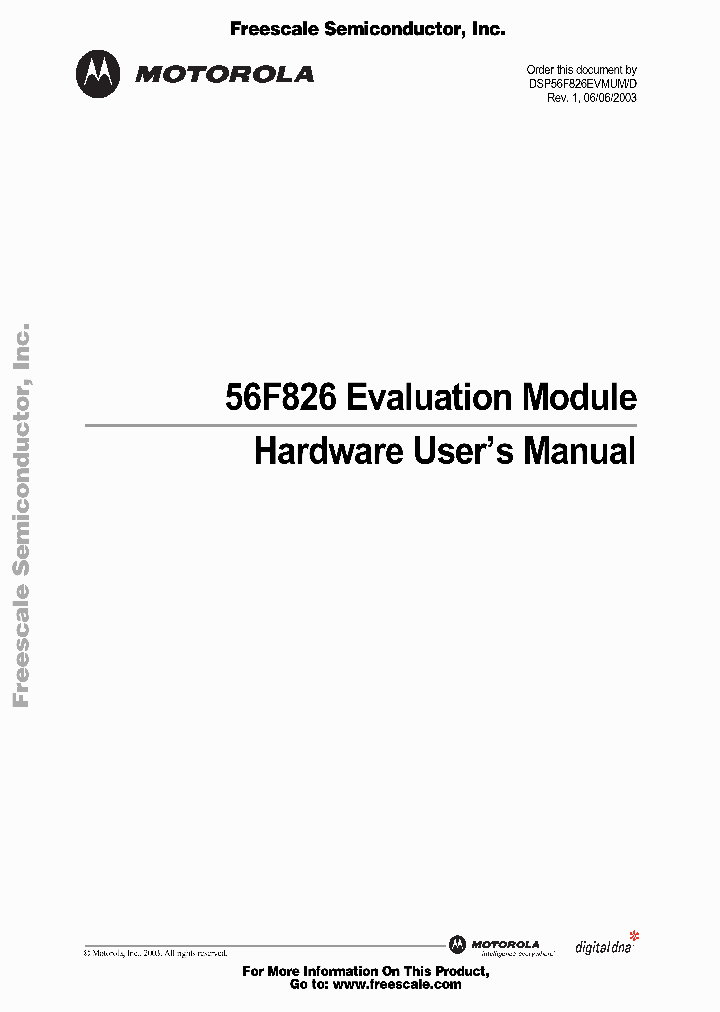 DSP56F826EVMUM_2251007.PDF Datasheet