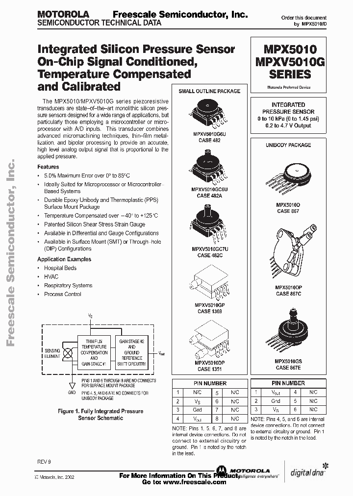 MPX5010_2296266.PDF Datasheet