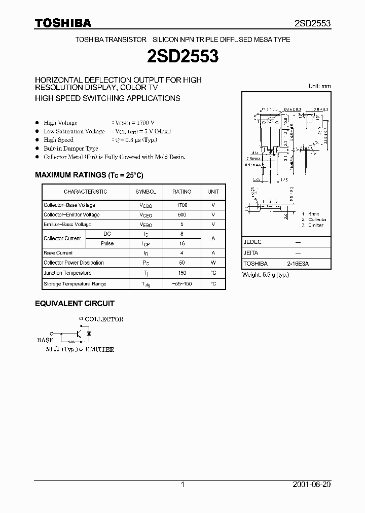 2SD2553_2322850.PDF Datasheet