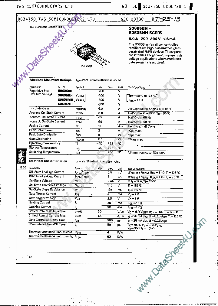 S0605BH_2326231.PDF Datasheet