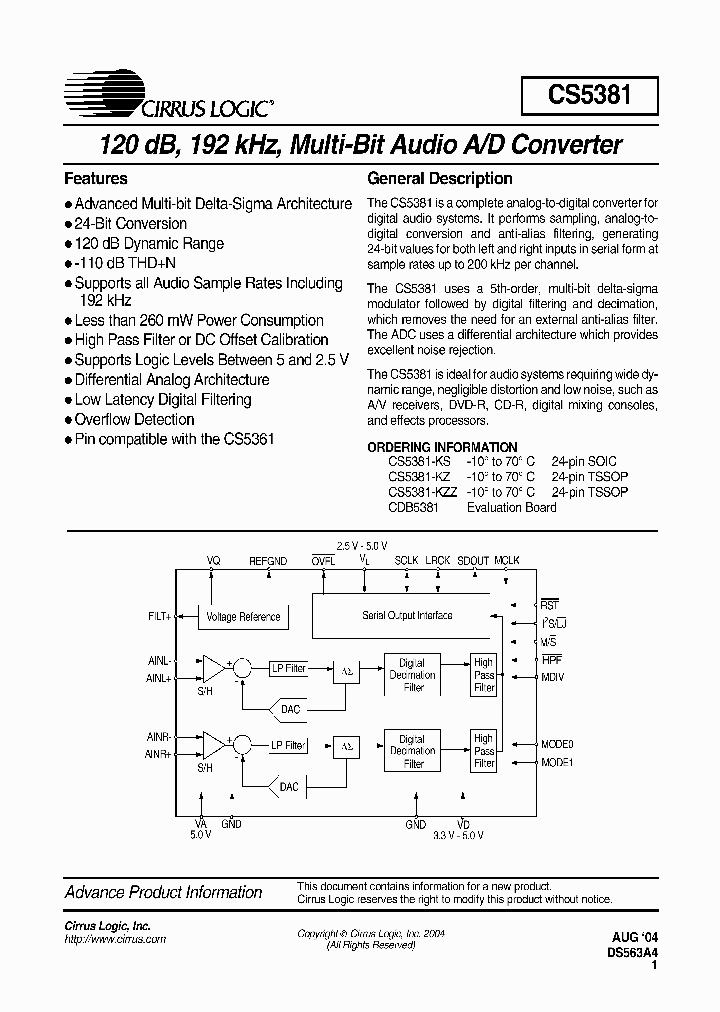 CS5381_2379351.PDF Datasheet