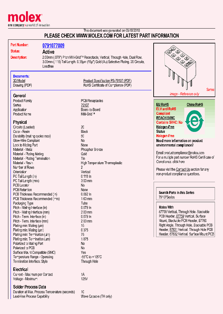 79107-7009_2395488.PDF Datasheet