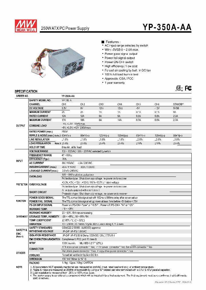 YP-350A-AA09_2419576.PDF Datasheet