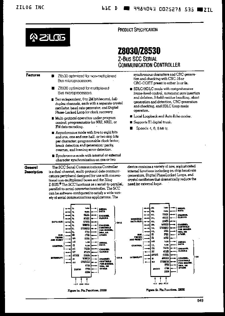 Z08530-08PSC_2419756.PDF Datasheet