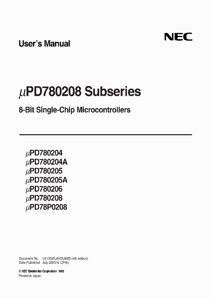 UPD780208GF-XXX-3BA_2421564.PDF Datasheet