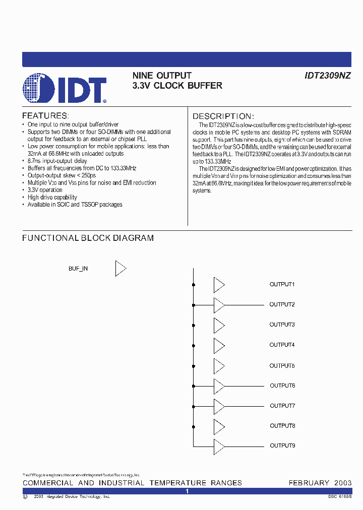 IDT2309NZ-1HDC_2424596.PDF Datasheet