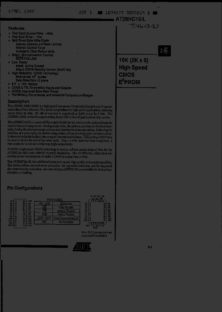 AT28HC16L-70JI_2436645.PDF Datasheet