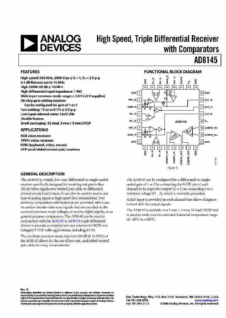 AD8145_2466427.PDF Datasheet