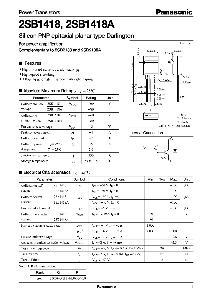 2SB14182SB1418A_2467763.PDF Datasheet