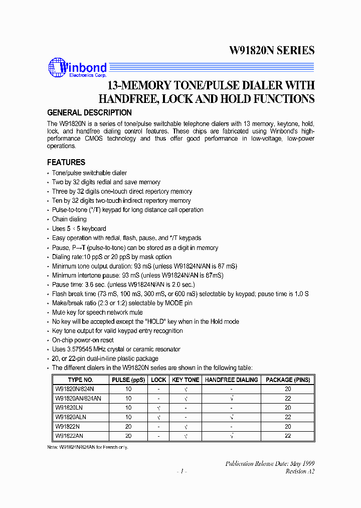 W91824AN_2475526.PDF Datasheet