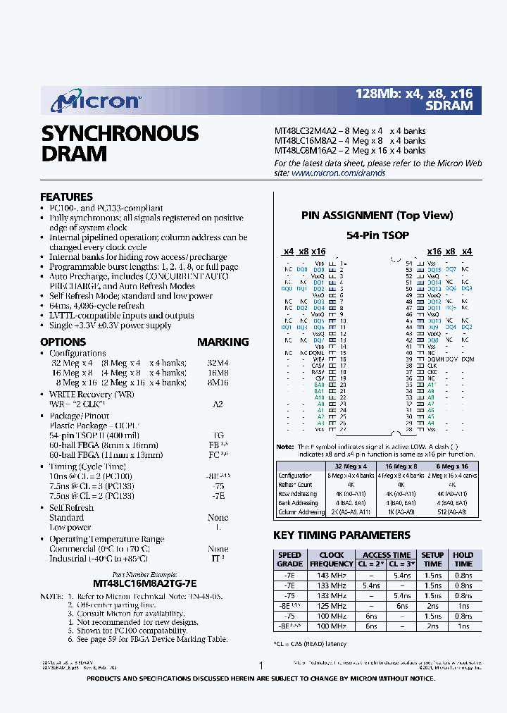 MT48LC16M8A2FC-8ELIT_2476151.PDF Datasheet