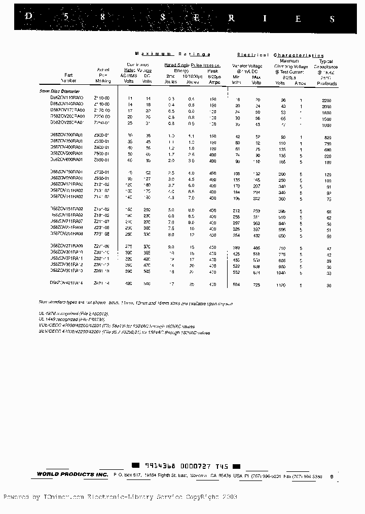 D58ZOV301RA10_2481518.PDF Datasheet