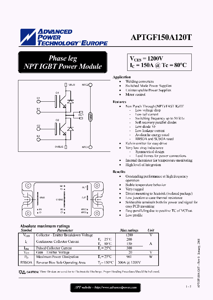 APTGF150A120T_2499745.PDF Datasheet