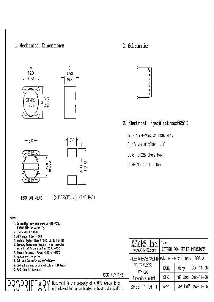 XFTPRH1204-100M_2499994.PDF Datasheet