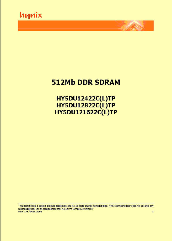 HY5DU12422CLTP_2501358.PDF Datasheet