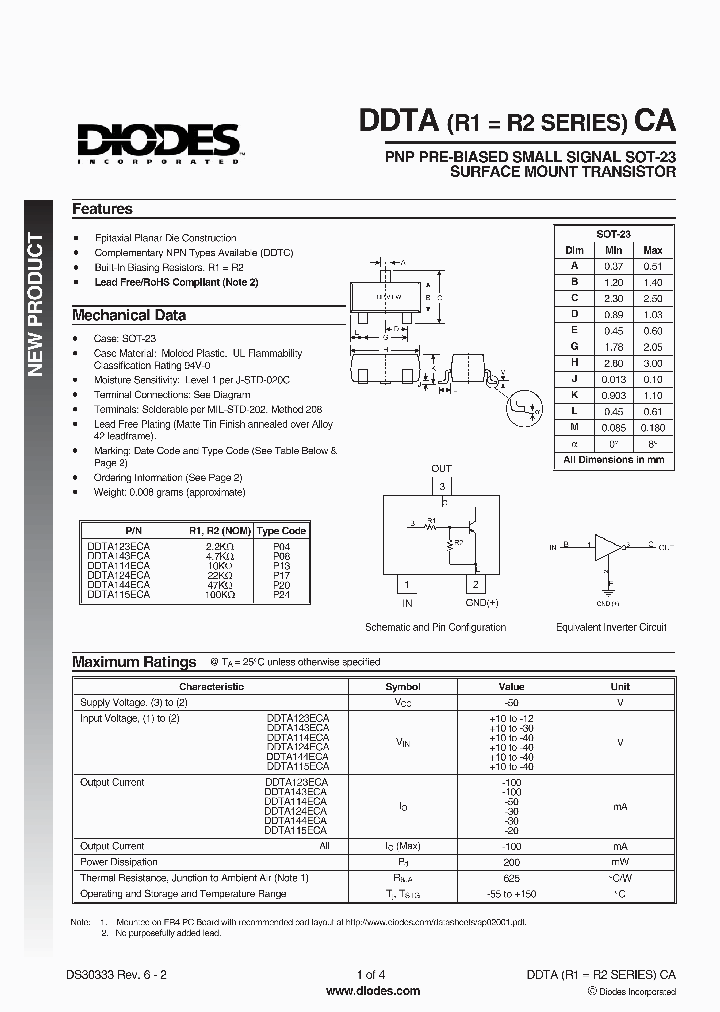 DDTA123ECA-7-F_2499312.PDF Datasheet