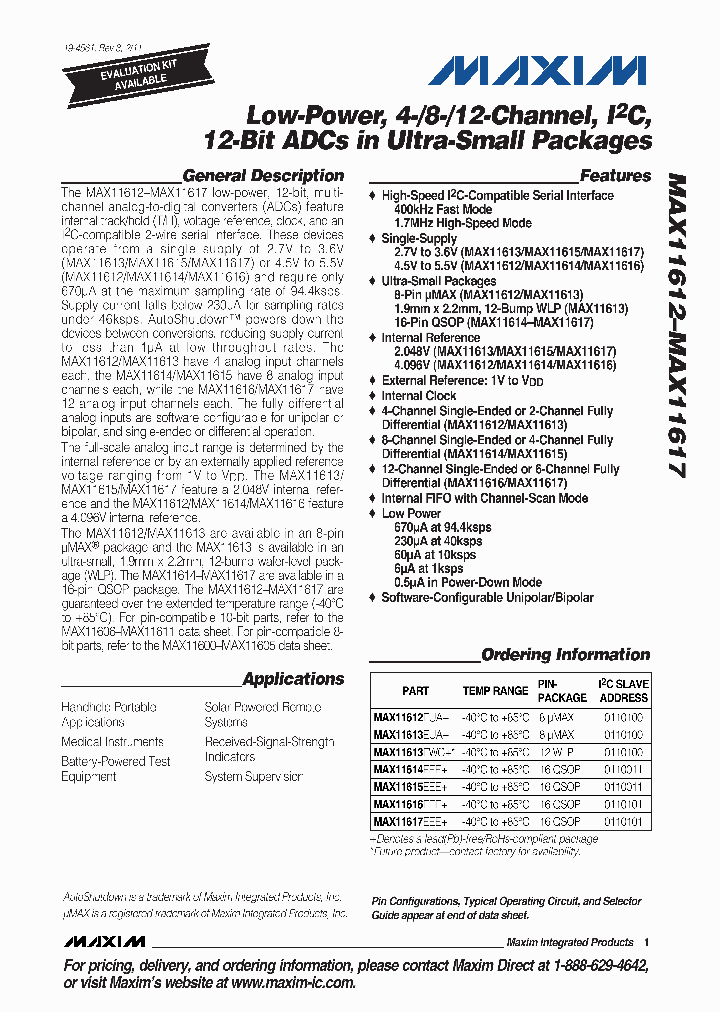 MAX11612EUA_2509105.PDF Datasheet