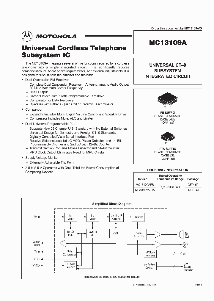 MC13109AFTA_2509394.PDF Datasheet
