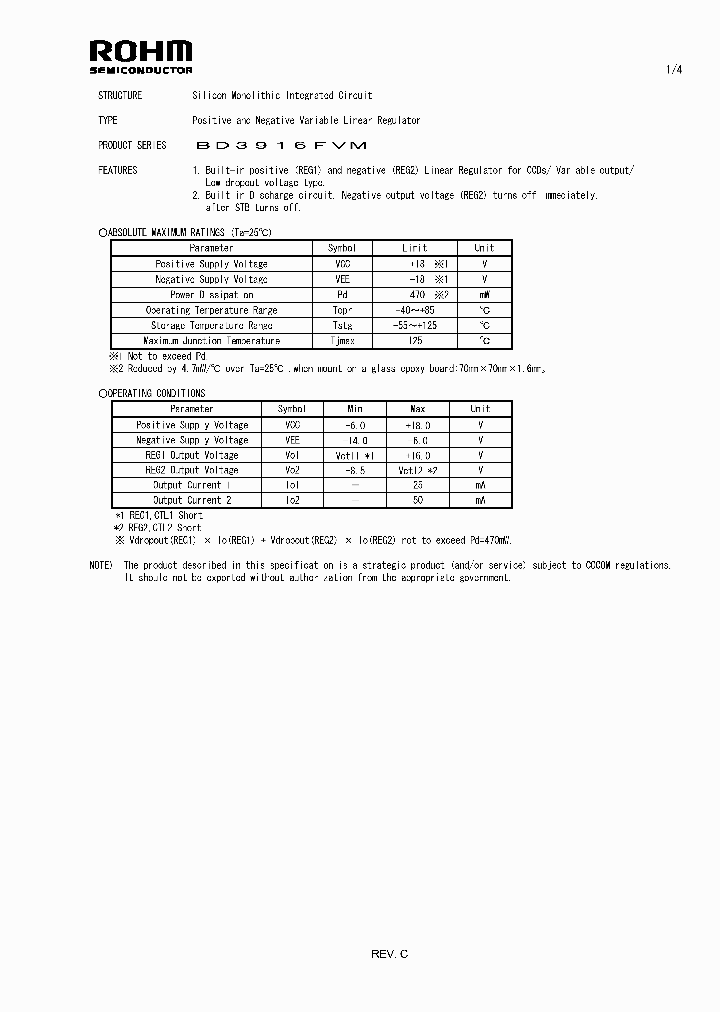 BD3916FVM11_2522366.PDF Datasheet