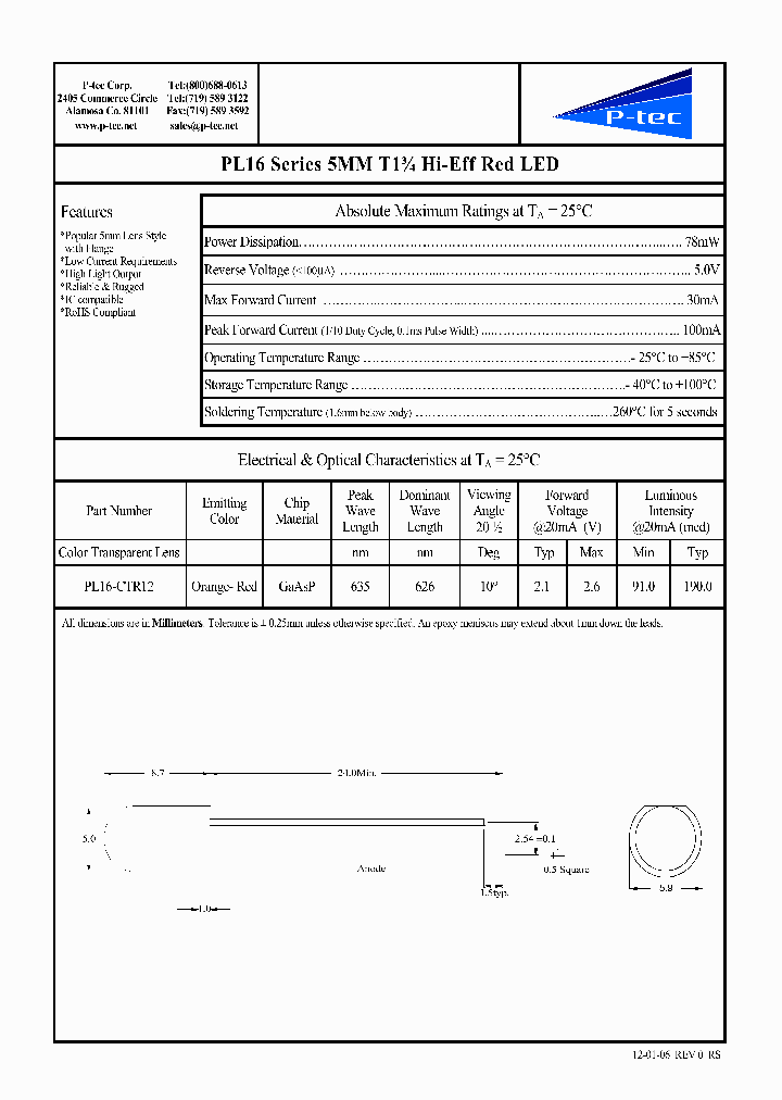 PL16-CTR12_2534280.PDF Datasheet