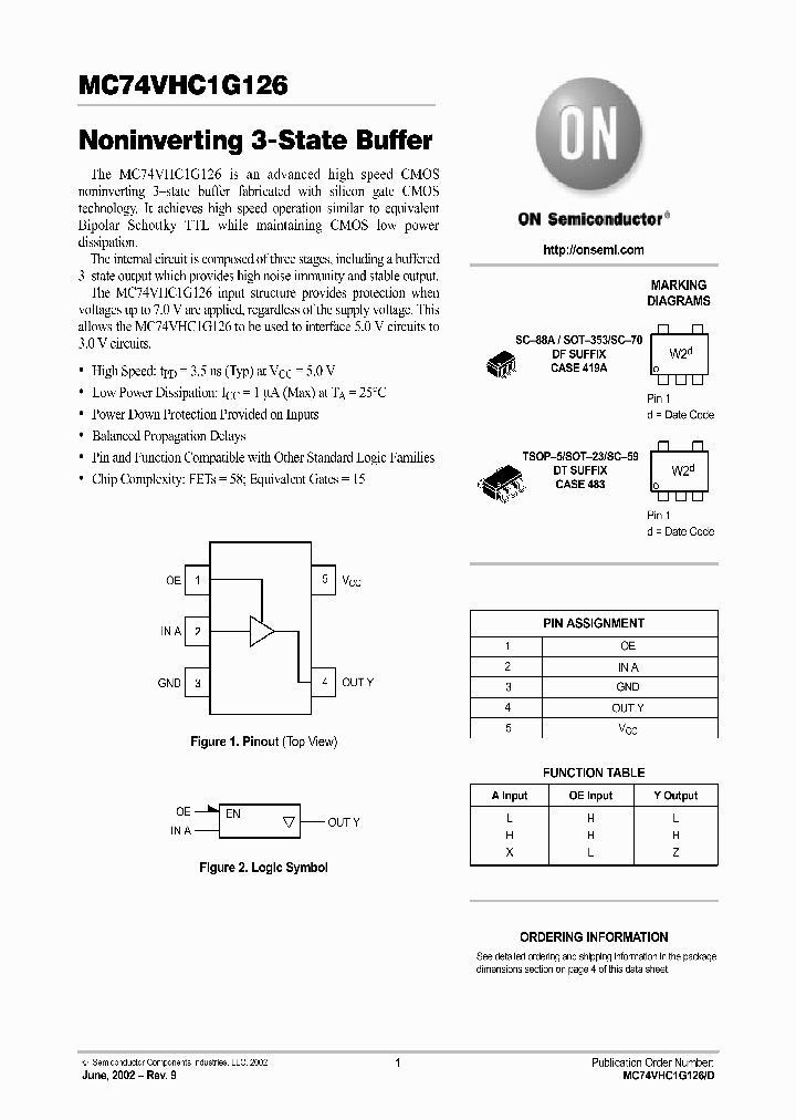 MC74VHC1G126-D_2593917.PDF Datasheet