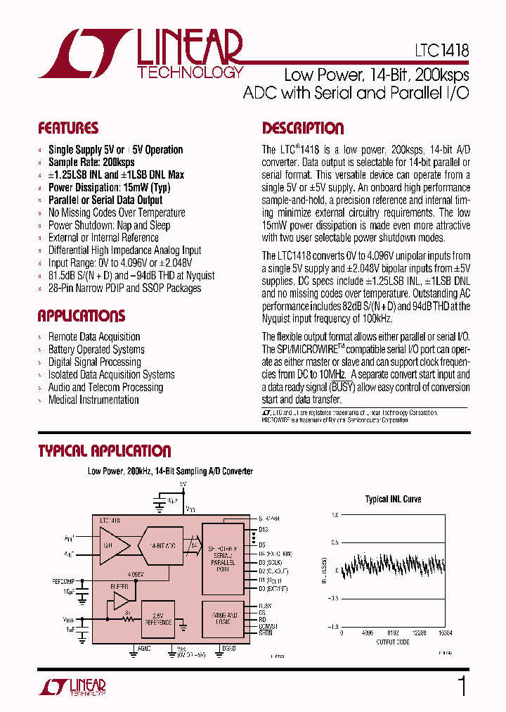 LTC1418_2593420.PDF Datasheet