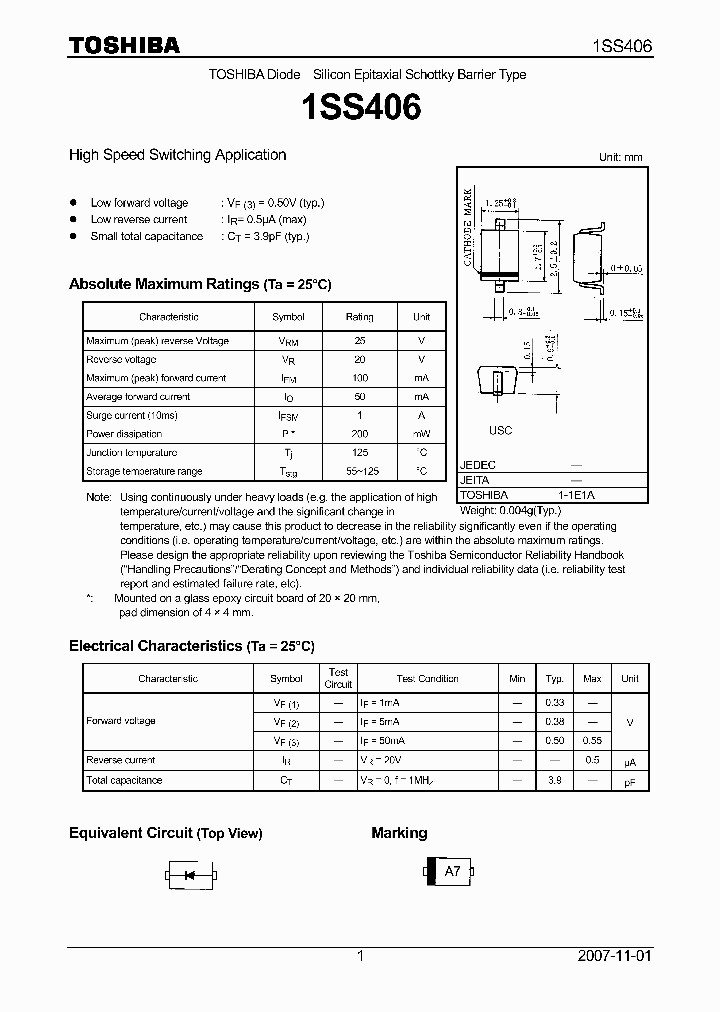 1SS406_2599104.PDF Datasheet