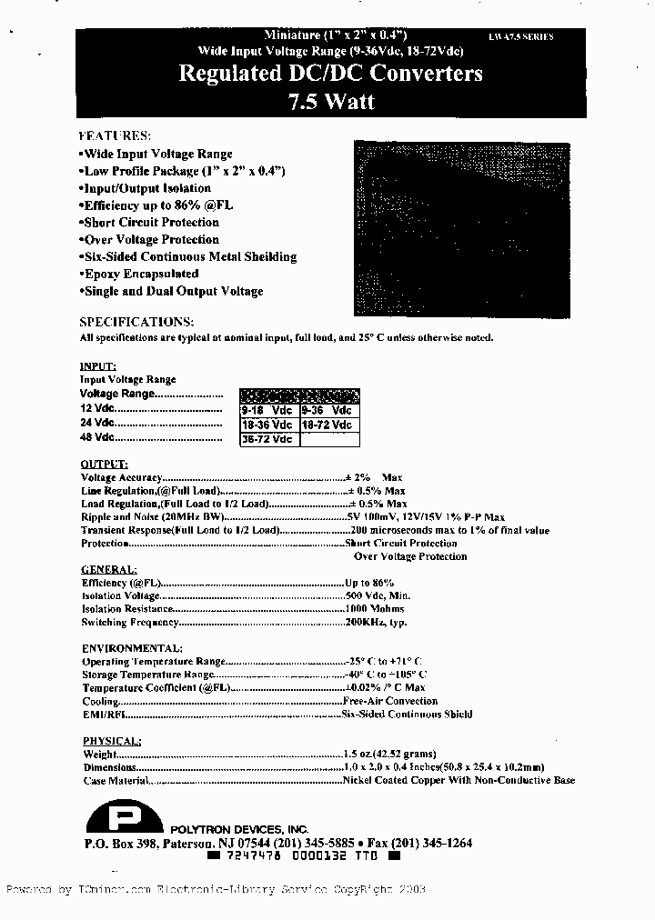 LWB75-25-15_2604580.PDF Datasheet