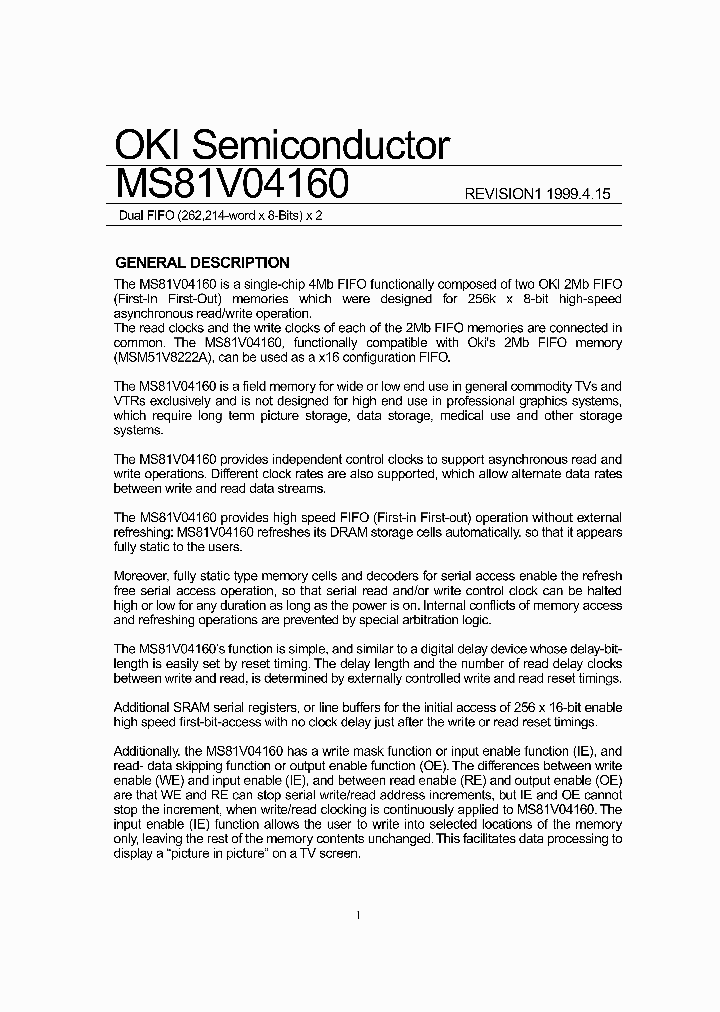 MS81V04160-25TB_2610387.PDF Datasheet